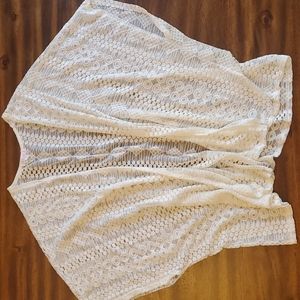 Lace Drapey Cardigan / Cover Up